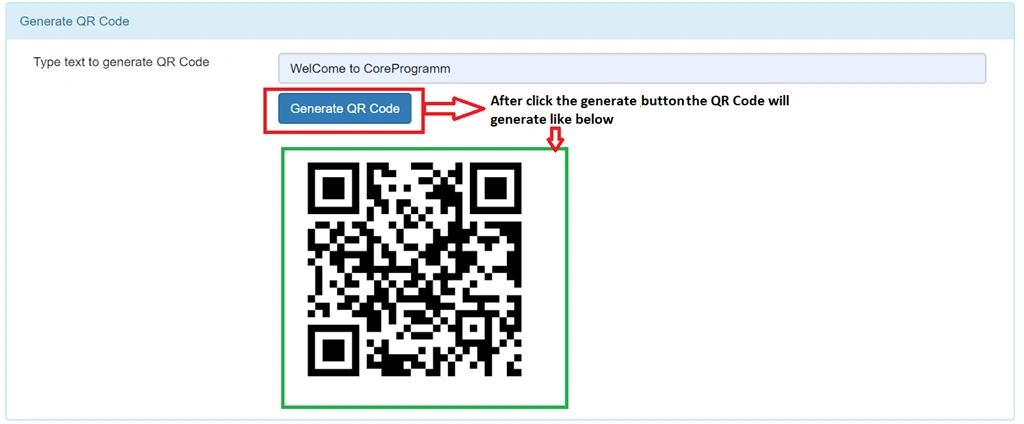 Generate QR Code In .NET Core Using Bitmap