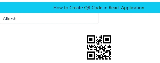 QR Code React
