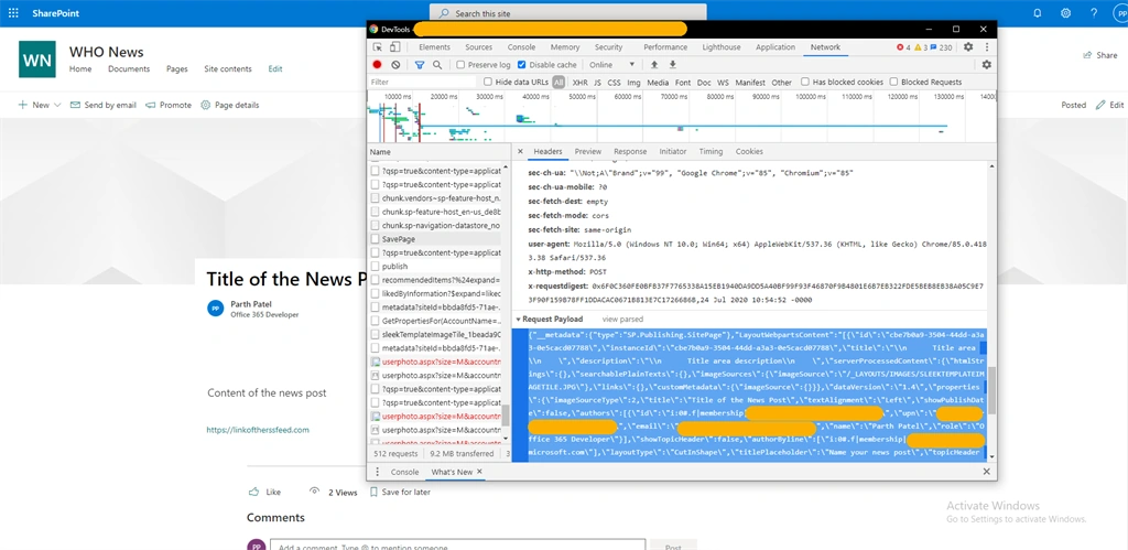 Generate SharePoint News Posts Using WHO RSS Feed Using Power Automate