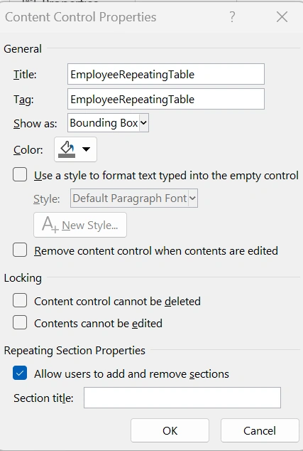 Generate Word Document Template Using Power Automate