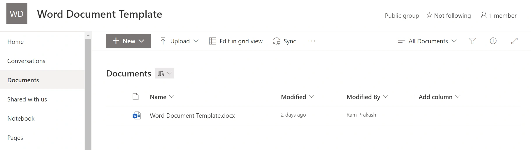 Generate Word Document Template Using Power Automate