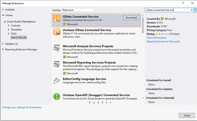 Generating Client Code from OData Metadata
