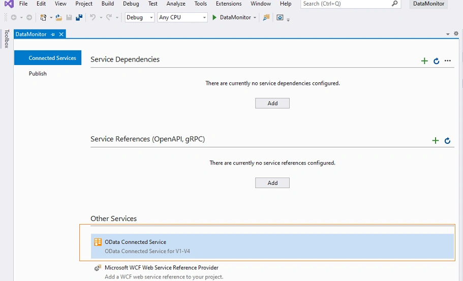 Generating Client Code from OData Metadata