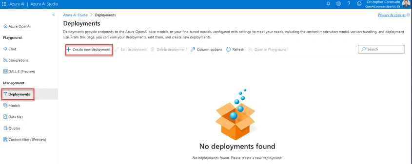 Generating Code with Azure OpenAI Codex