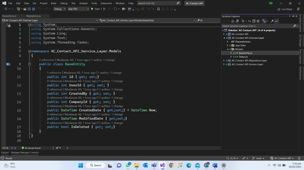 Generic Interface and Generic Repository for Developing Asp.net Core Web API