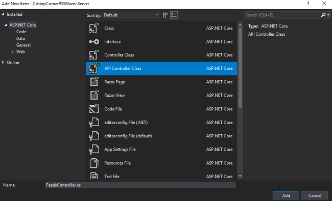 API controller