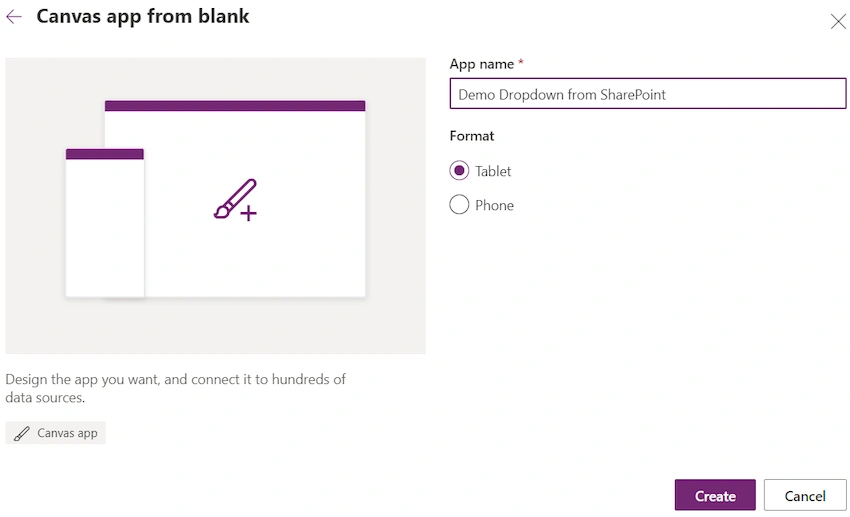 Select Blank App