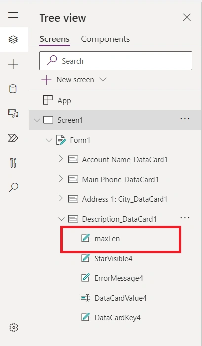 Get Dynamic 365 field metadata in a canvas app using DataSourceinfo function