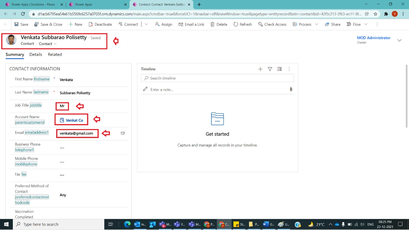 Get Lookup Field Text In Power Automate