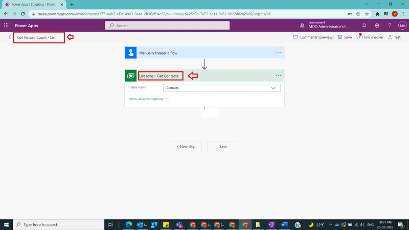 Get Record Count for a List in Power Automate Figure 3