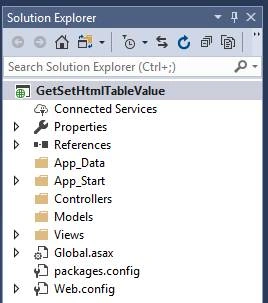 Solution Explorer