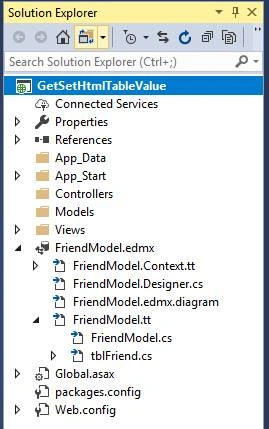 Solution Explorer window