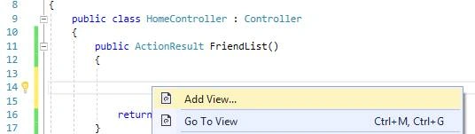 Add view