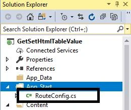 Route config