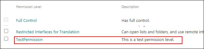 Custom Permission