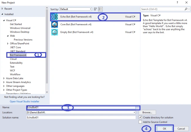 Get Started Azure Bot with Bot Framework SDK V4