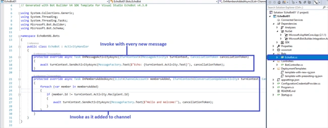 Get Started Azure Bot with Bot Framework SDK V4