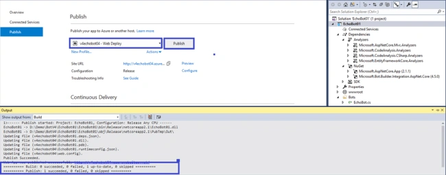 Get Started Azure Bot with Bot Framework SDK V4