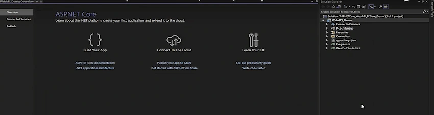 ASP.NET Core web API with Entity Framework core