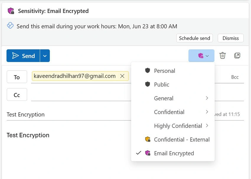 External user.