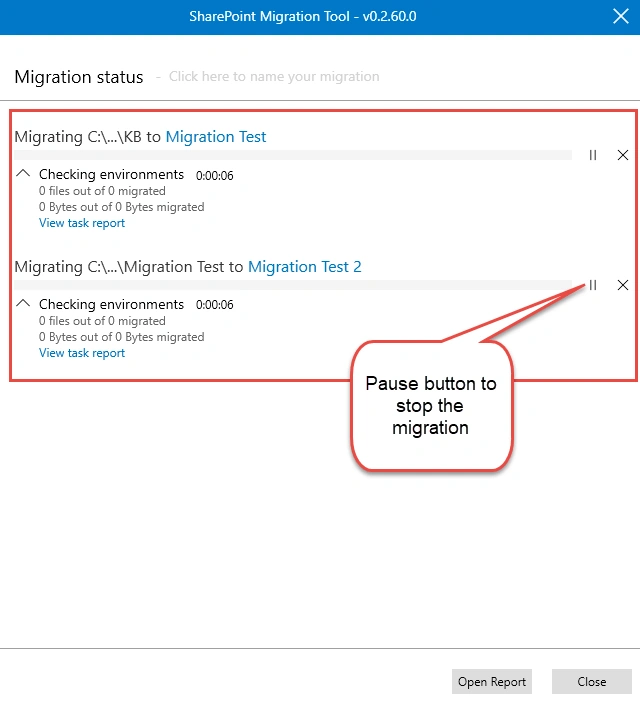 Microsoft SharePoint Migration Tool