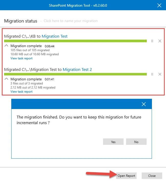 Microsoft SharePoint Migration Tool
