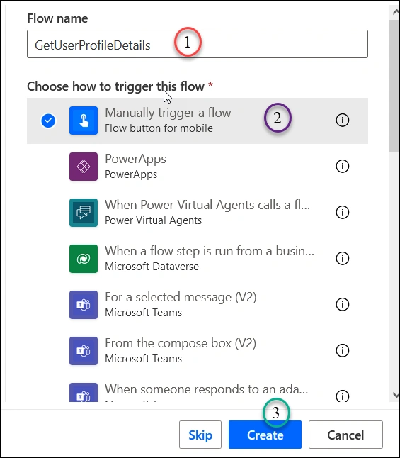 Get User Properties with Graph API in Power Automate