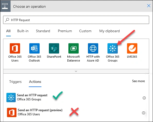 Get User Properties with Graph API in Power Automate