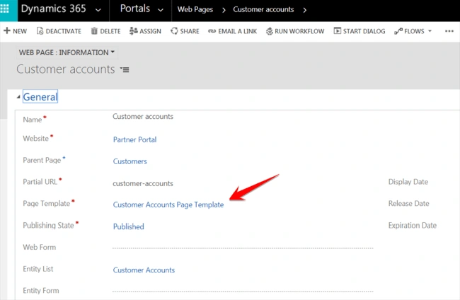 Customer accounts