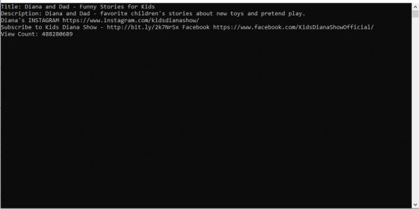 Getting Specific YouTube Video using C# .NET and YouTube API