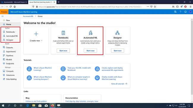 Azure Automated Machine Learning