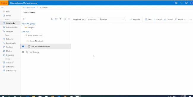 Notebook is working
