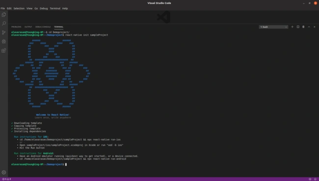 React Native Application