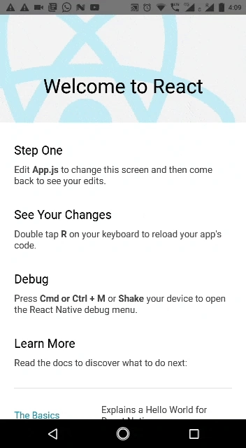React Native Application