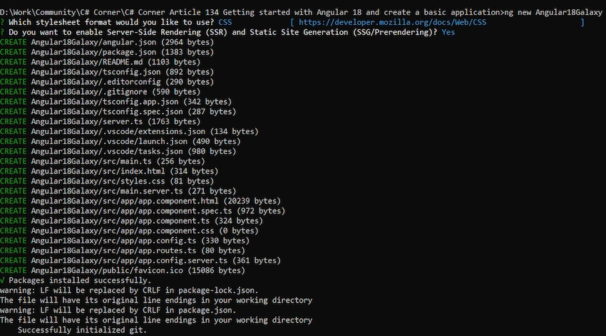 ng new Angular18Galaxy