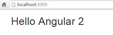 npm start