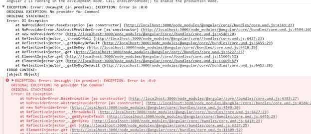 Debug angular2 app
