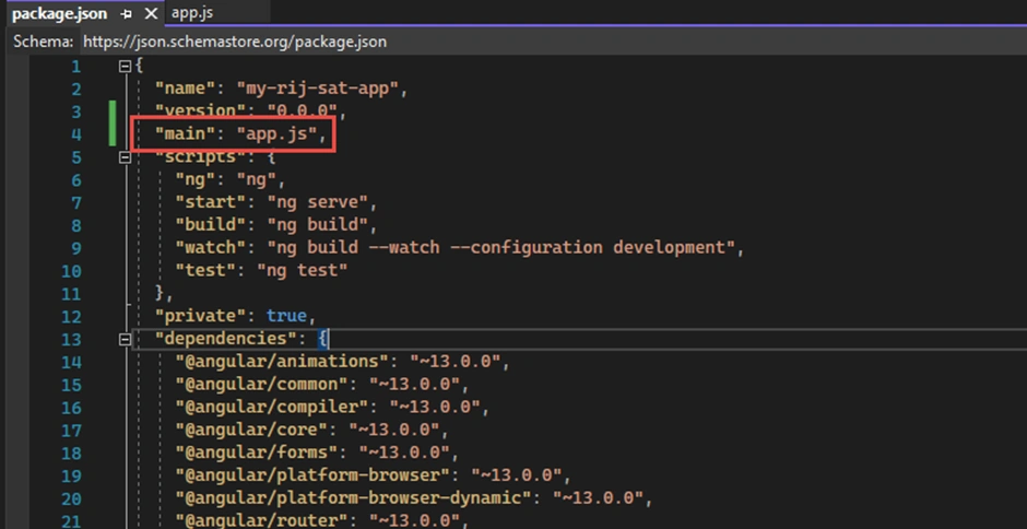 create angular electron application