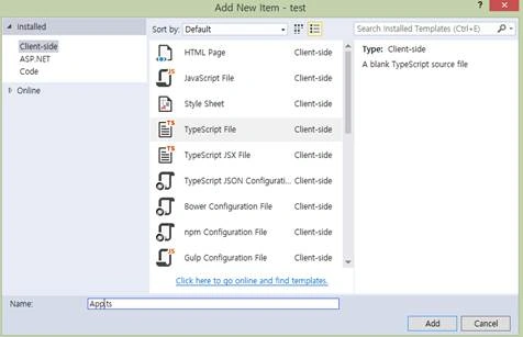 TypeScript file