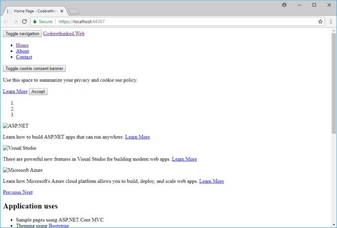 Getting started with ASP.NET Core 2.1