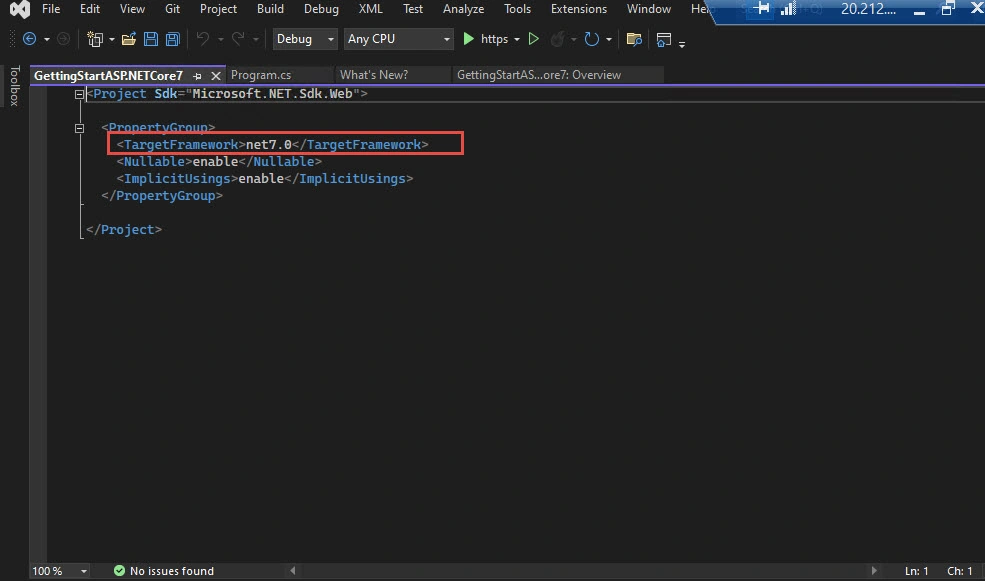 Getting Started With ASP.NET Core 7