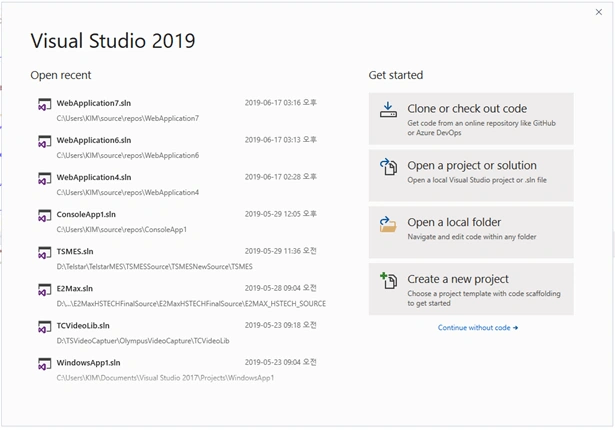 Visual Studio 2019