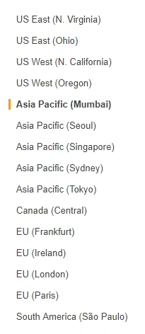 Create a Free AWS account for one year