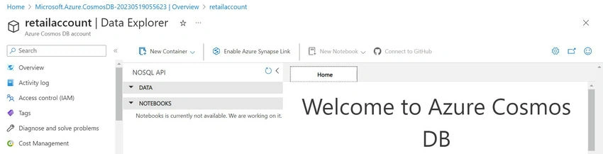 Azure Cosmos DB Account
