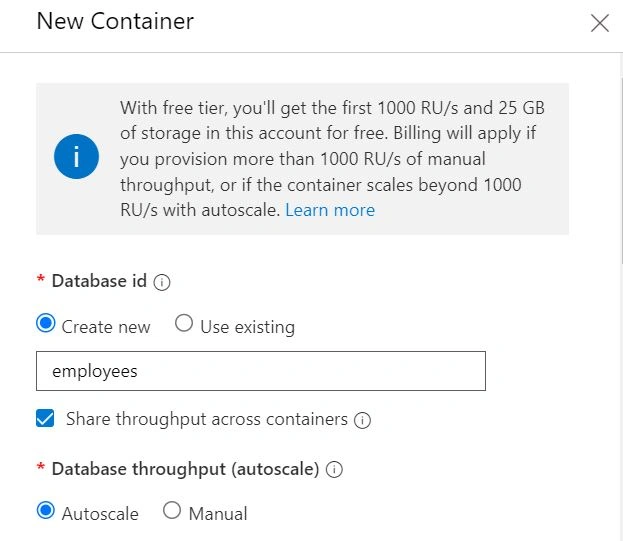 Azure Cosmos DB Account