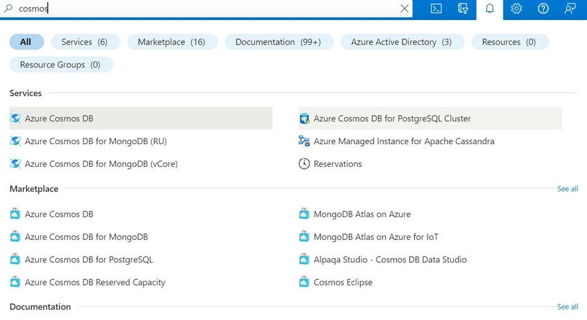 Azure Cosmos DB Account