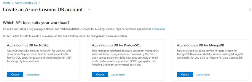 Azure Cosmos DB Account