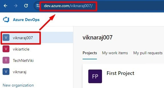 Dev Azure com-