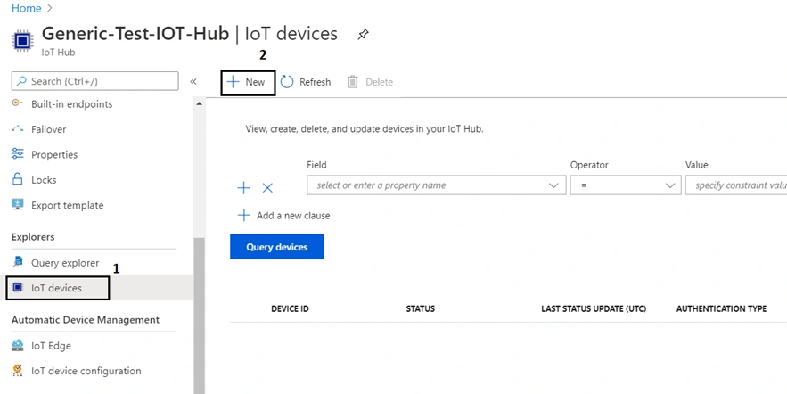 Getting Started With Azure IoT Hub And Devices