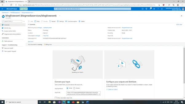 Getting Started With Azure Media Services - Live Streaming